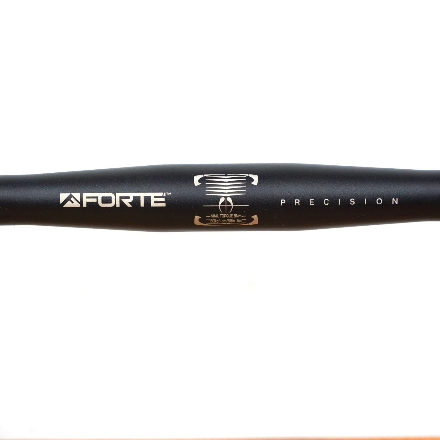 Forte Precision Handlebar Black Alloy 31.8mm Clamp 41cm Width Road Bike