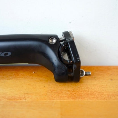 Basso Carbon Seatpost Black with Light Blue Accents Lightweight & Durable