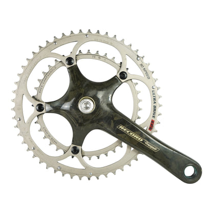 Campagnolo Record Carbon Crankset 53/39T 2x10-Speed 172.5mm Crank Arms Road Bike