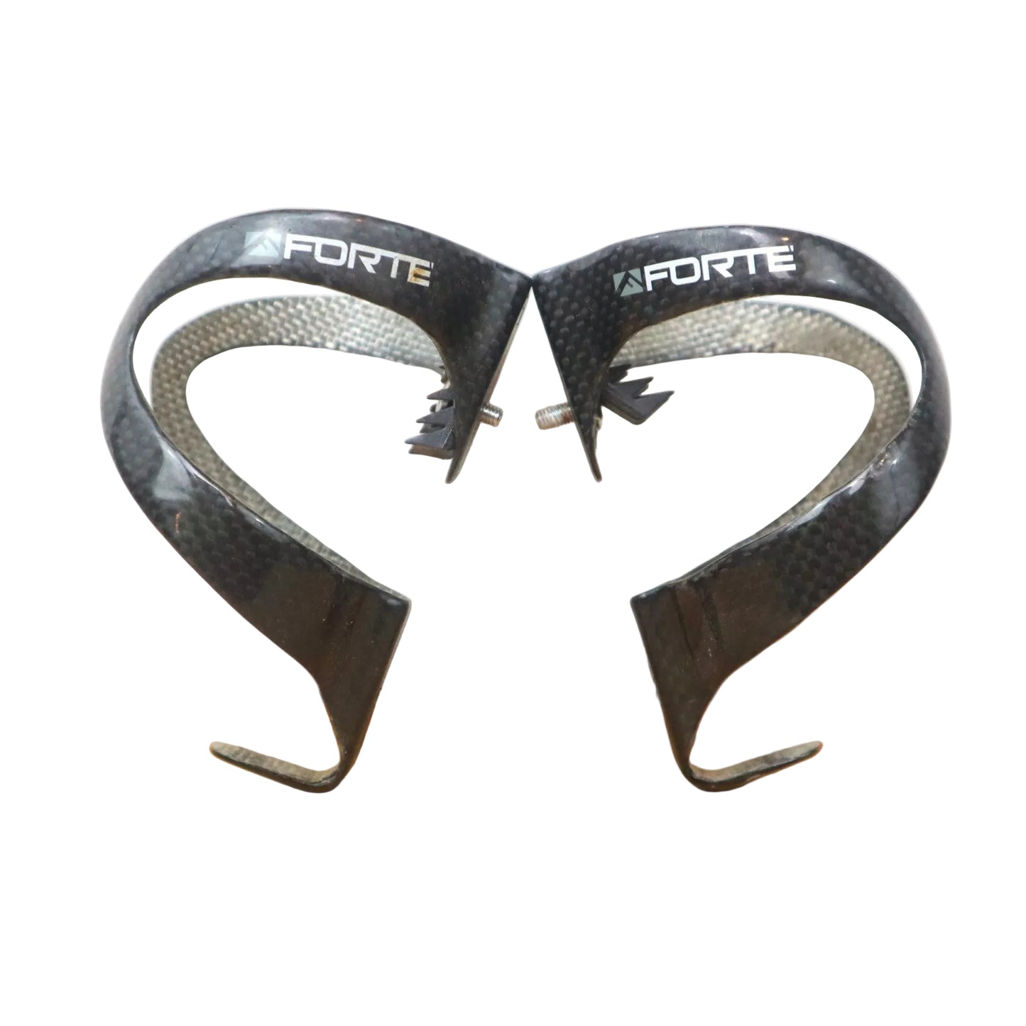 Forte Carbon Water Bottle Cage Black Road Bike Part (Set of 2)