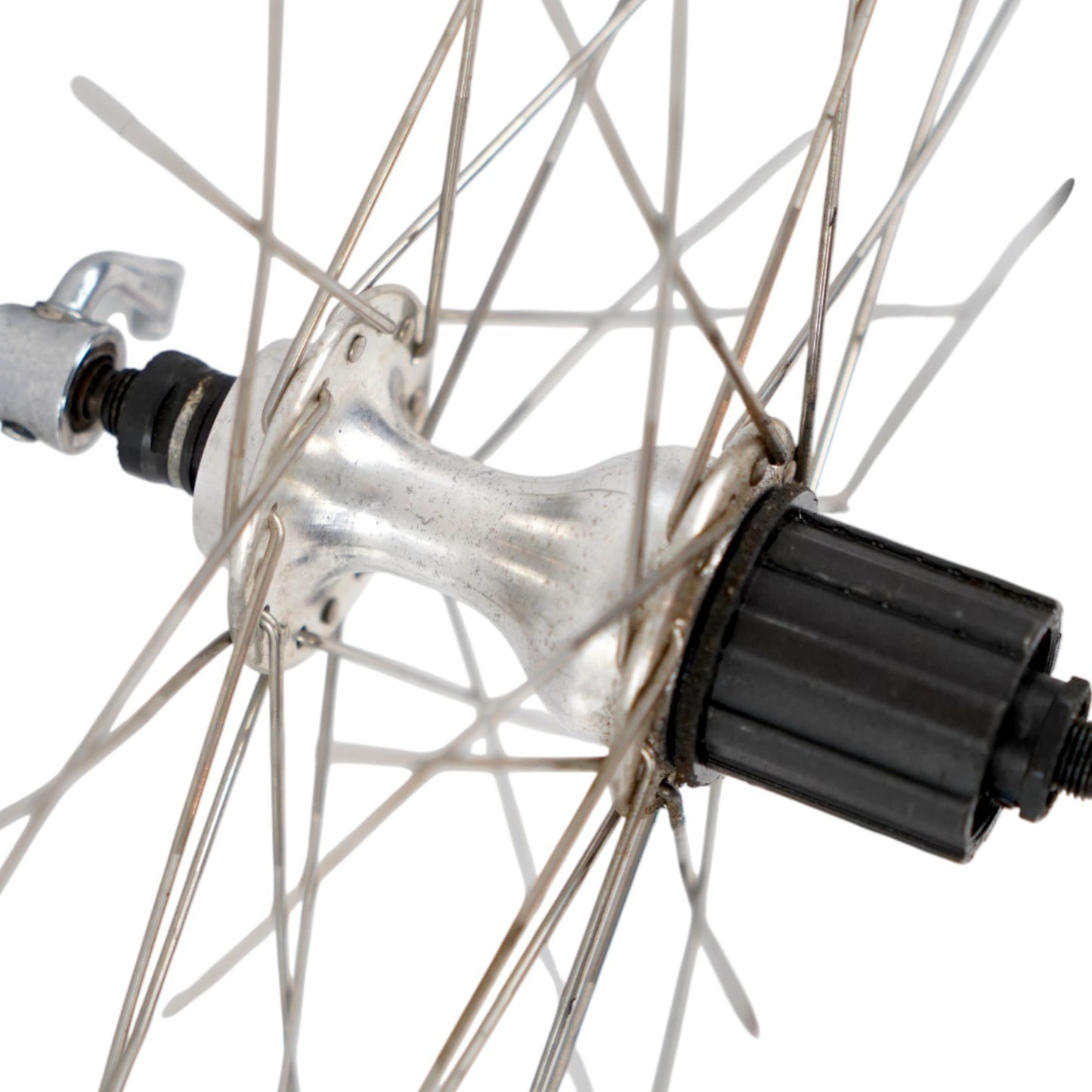 Campagnolo Omicron 6061 700c Rim Brake Clincher Wheelset Stand QR Axle Road Bike