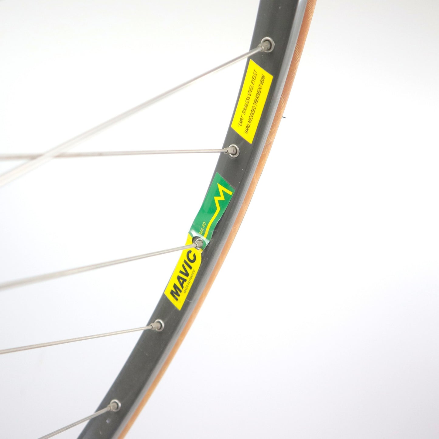 Mavic MA40 Clincher Vintage Rim Brake Road Bike 700c Wheelset Shimano 600 Hubs
