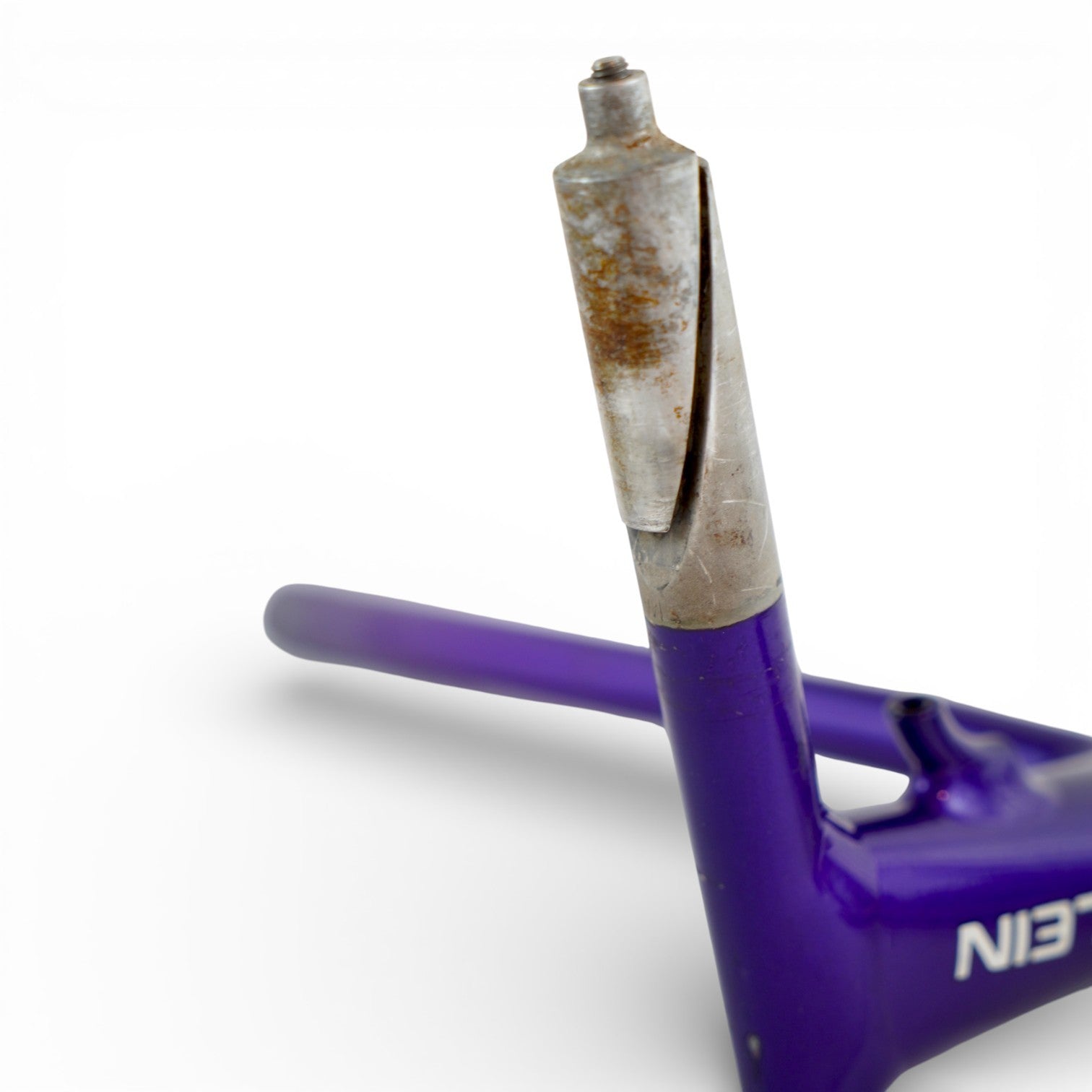 Klein Mission Control Quill Stem Handlebar Purple 1" Threaded Mountain Bike