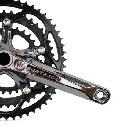 Bontrager Giga X Pipe Triple Crankset 52/42/30T 175mm Crank Arms 7050 Aluminum