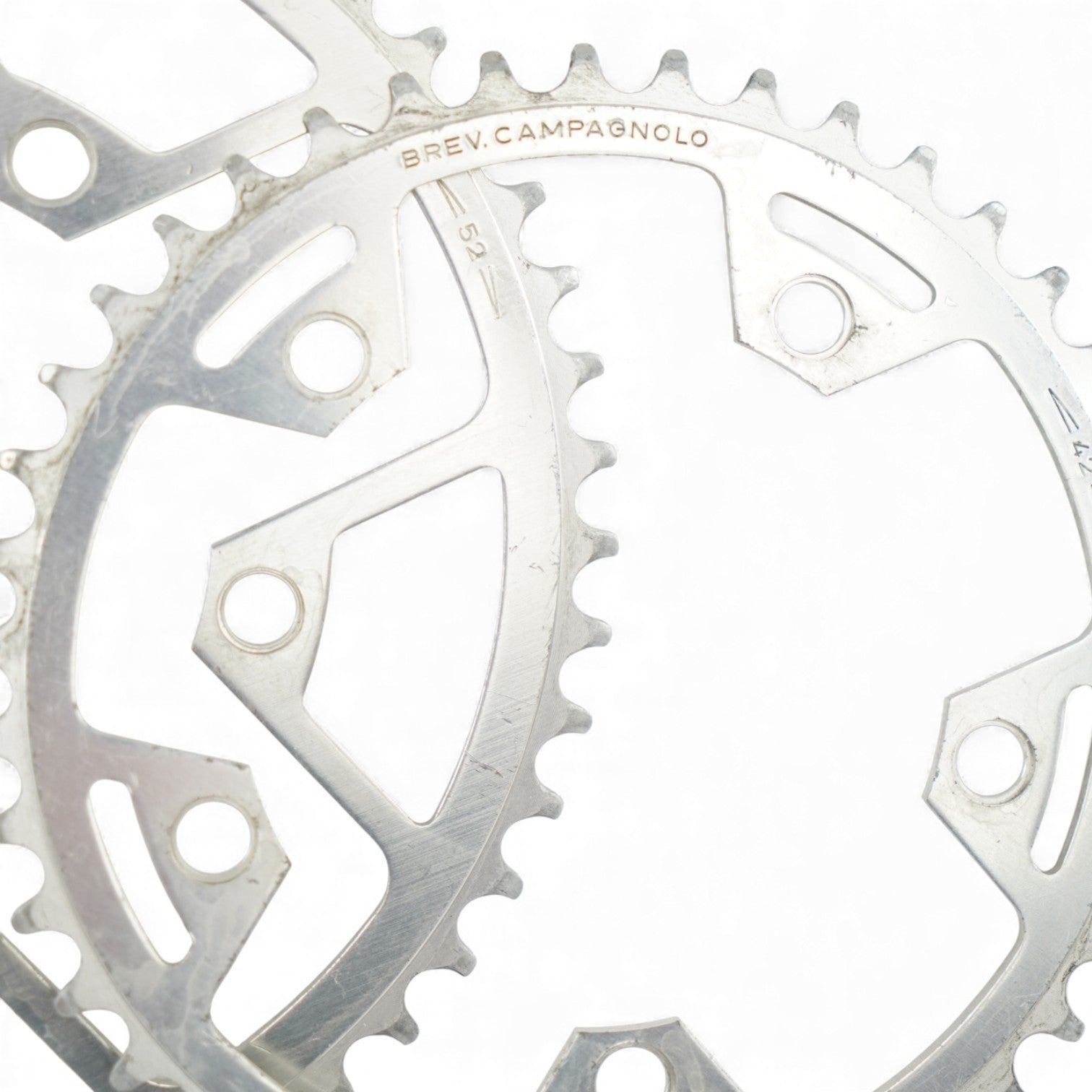 Campagnolo 52/42T Double Chainrings Aluminium 5-Arm Mount Road Bike Part