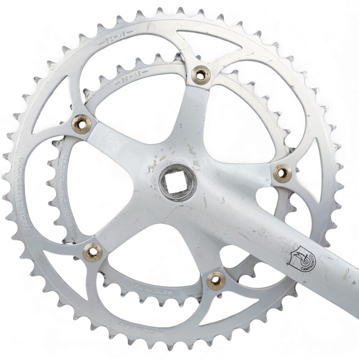 Campagnolo Double Crankset 172.5mm Crank Arms 52/39T Road Bike Cycling