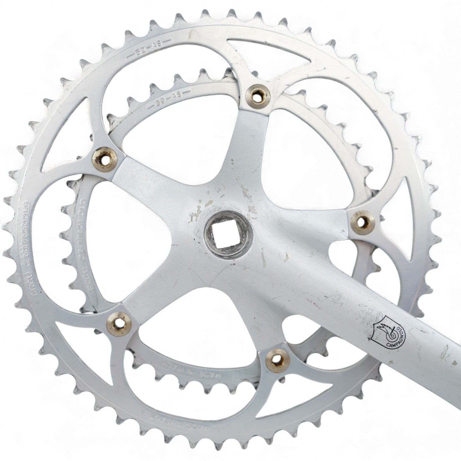 Campagnolo Double Crankset 172.5mm Crank Arms 52/39T Road Bike Cycling