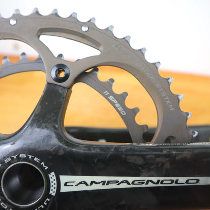 Campagnolo Super Record Crankset 11 Speed Carbon 53/39T 172.5mm Road Bike