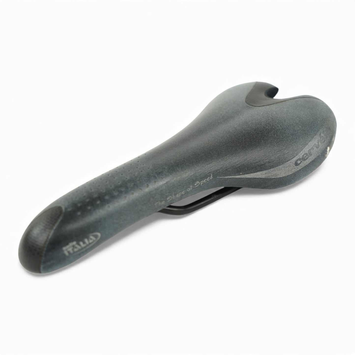 Selle Italia Cervelo Branded Saddle Leather Manganese Rails Triathlon Bike Seat