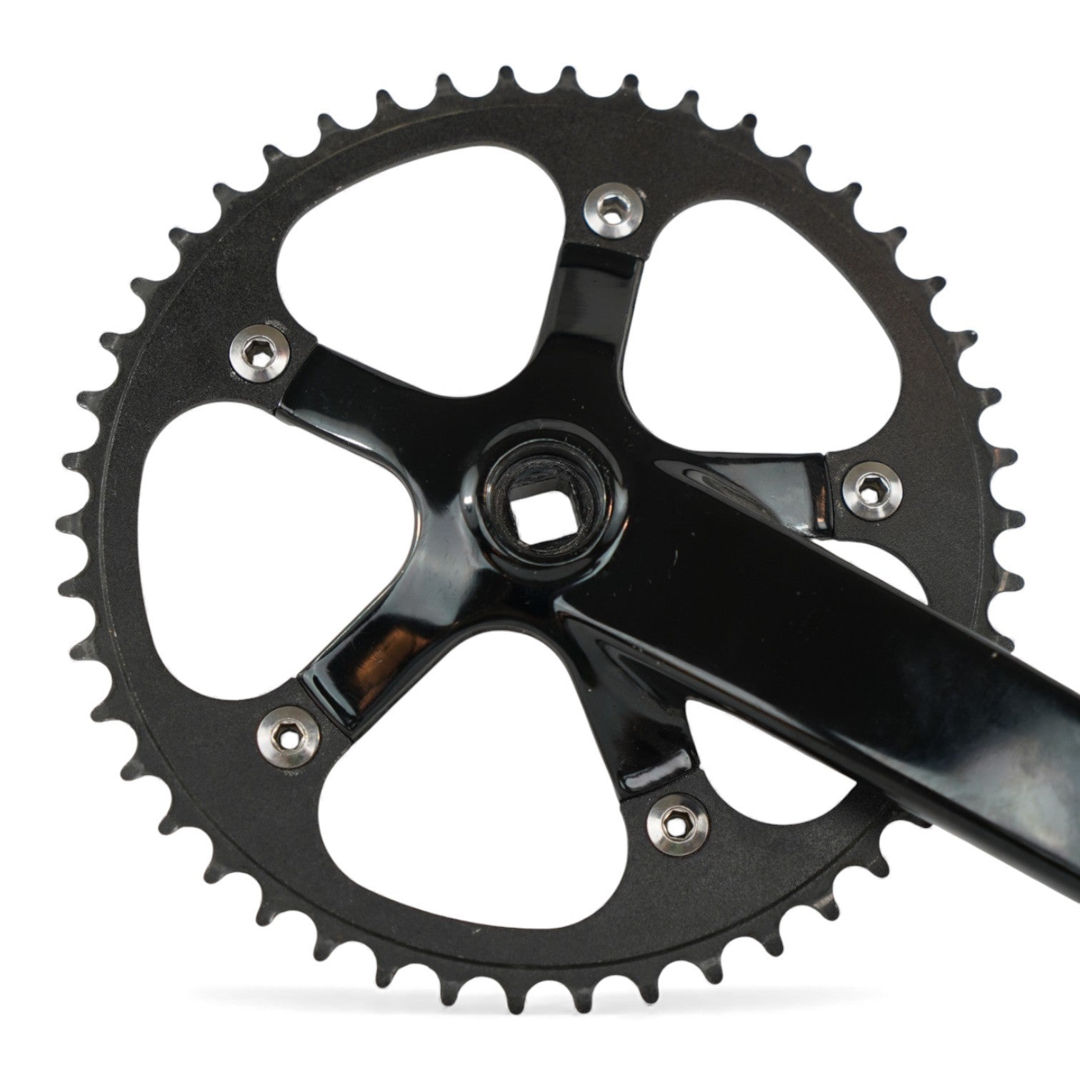 RPM CFJ/CFM Square Taper Crankset Black 175mm Length with Bolts