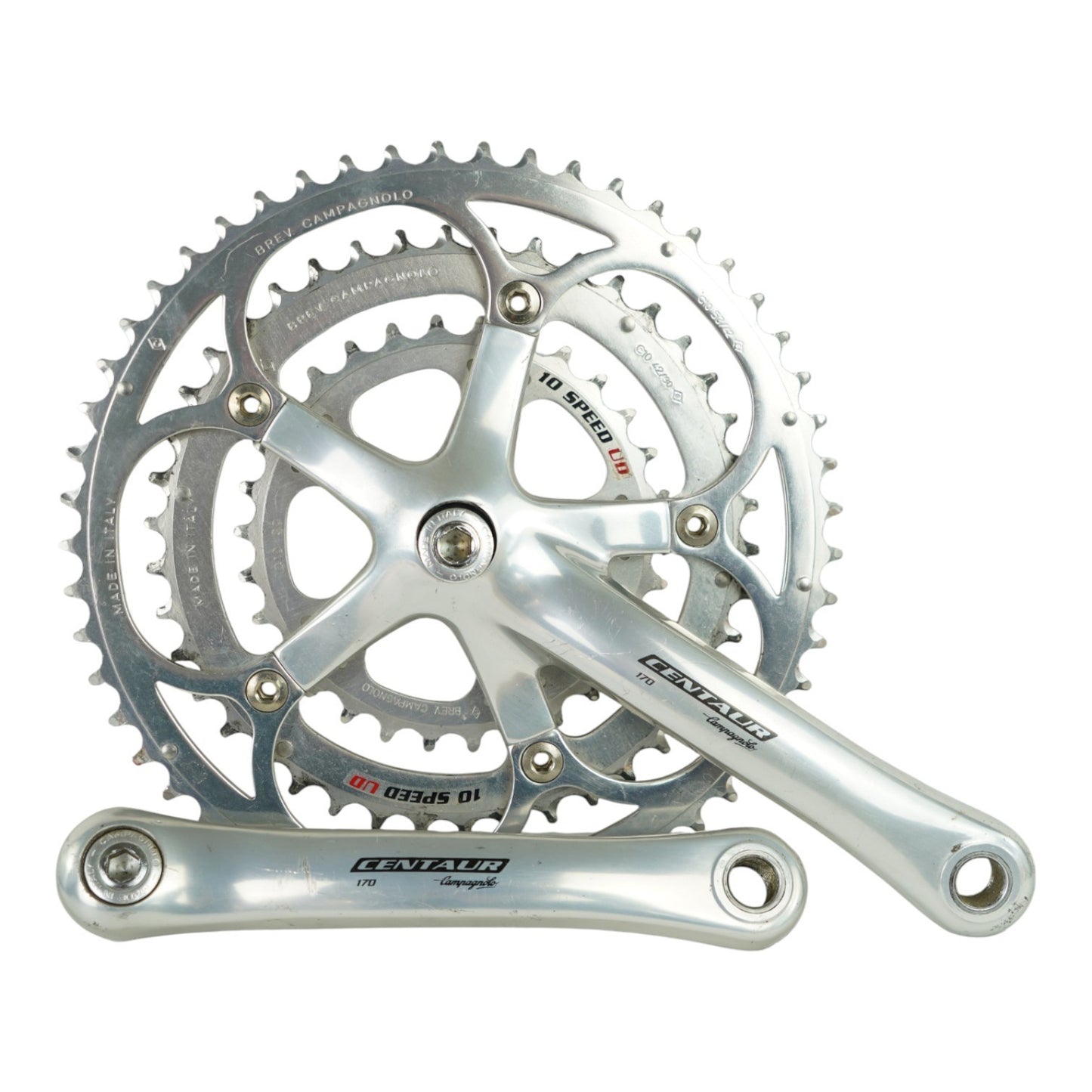 Campagnolo Centaur Triple Crankset 53/42/30T 3x10-Speed 170mm Crank Arms