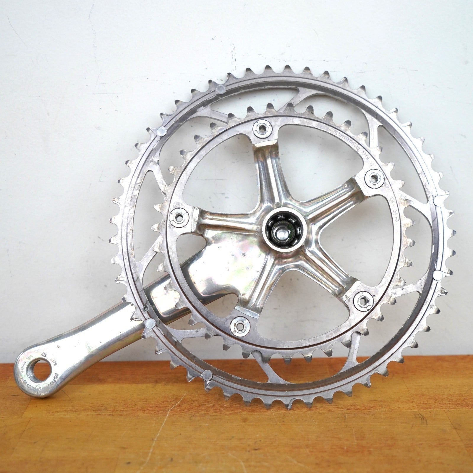 Shimano Dura-Ace FC-7701/7709 Crankset 53/39T 175mm Length Road Bike Part