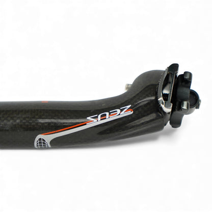 Zeus Cat III Carbon Seatpost 31.6mm Dia x 350mm Length Road Bike