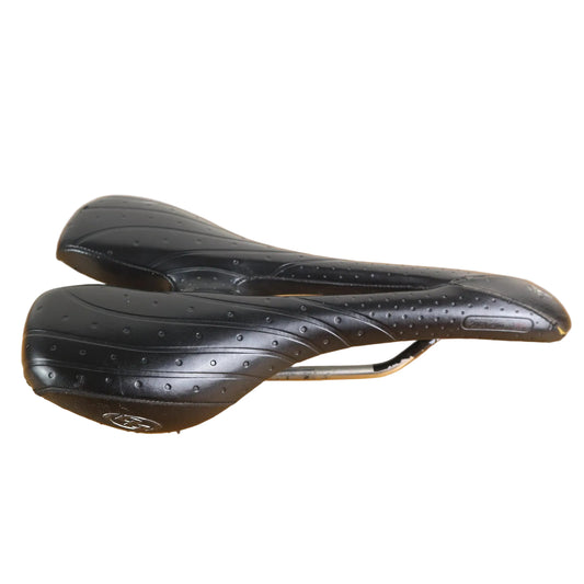 Specialized Alias Saddle Road Bike Seat Titanium and Carbon Fiber 143 mm wide