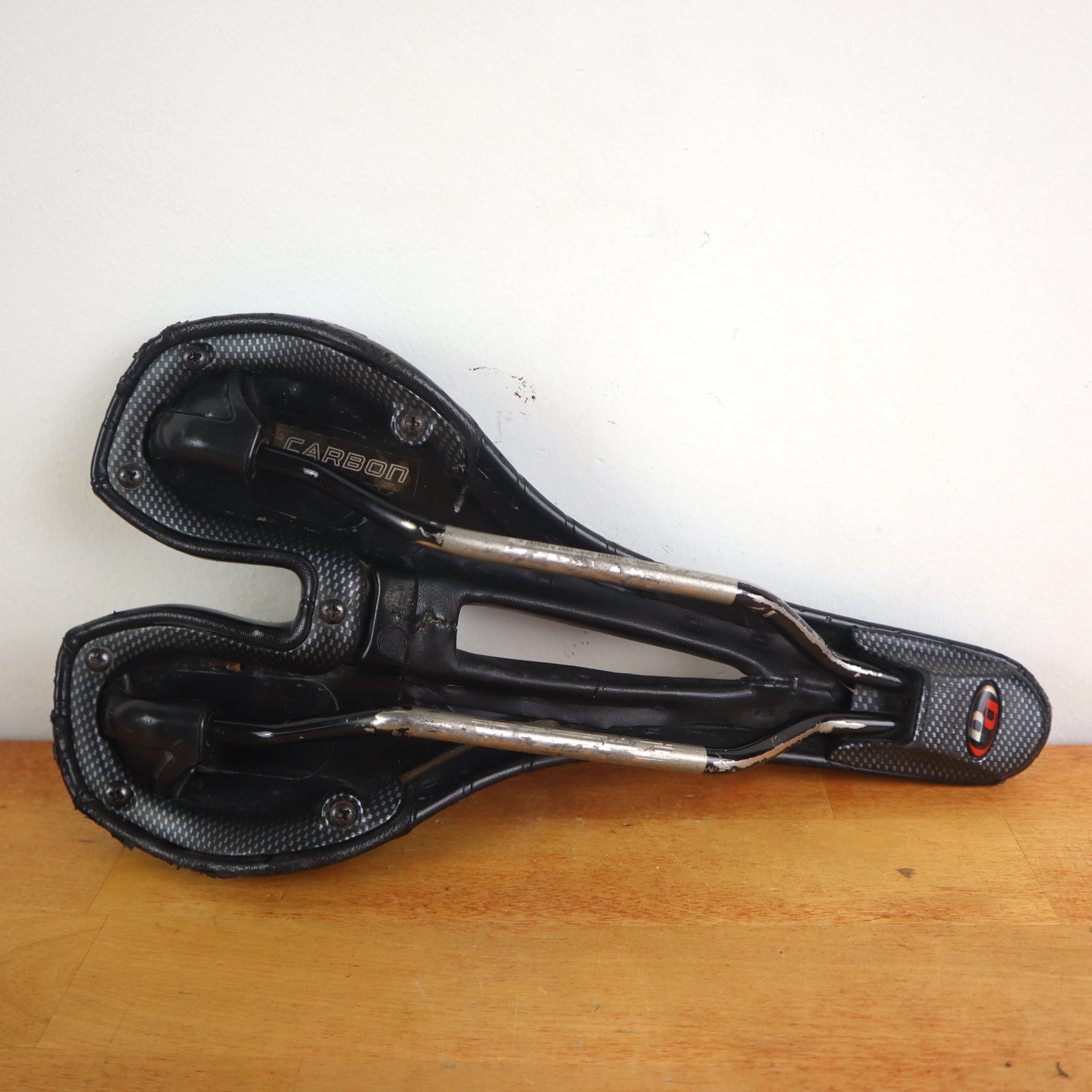 Specialized Alias Saddle Road Bike Seat Titanium and Carbon Fiber 143 mm wide