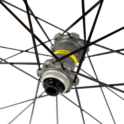 Mavic Ksyrium Elite UST 700c Disc Brake Tubular Front Wheel Thru Axle Road Bike
