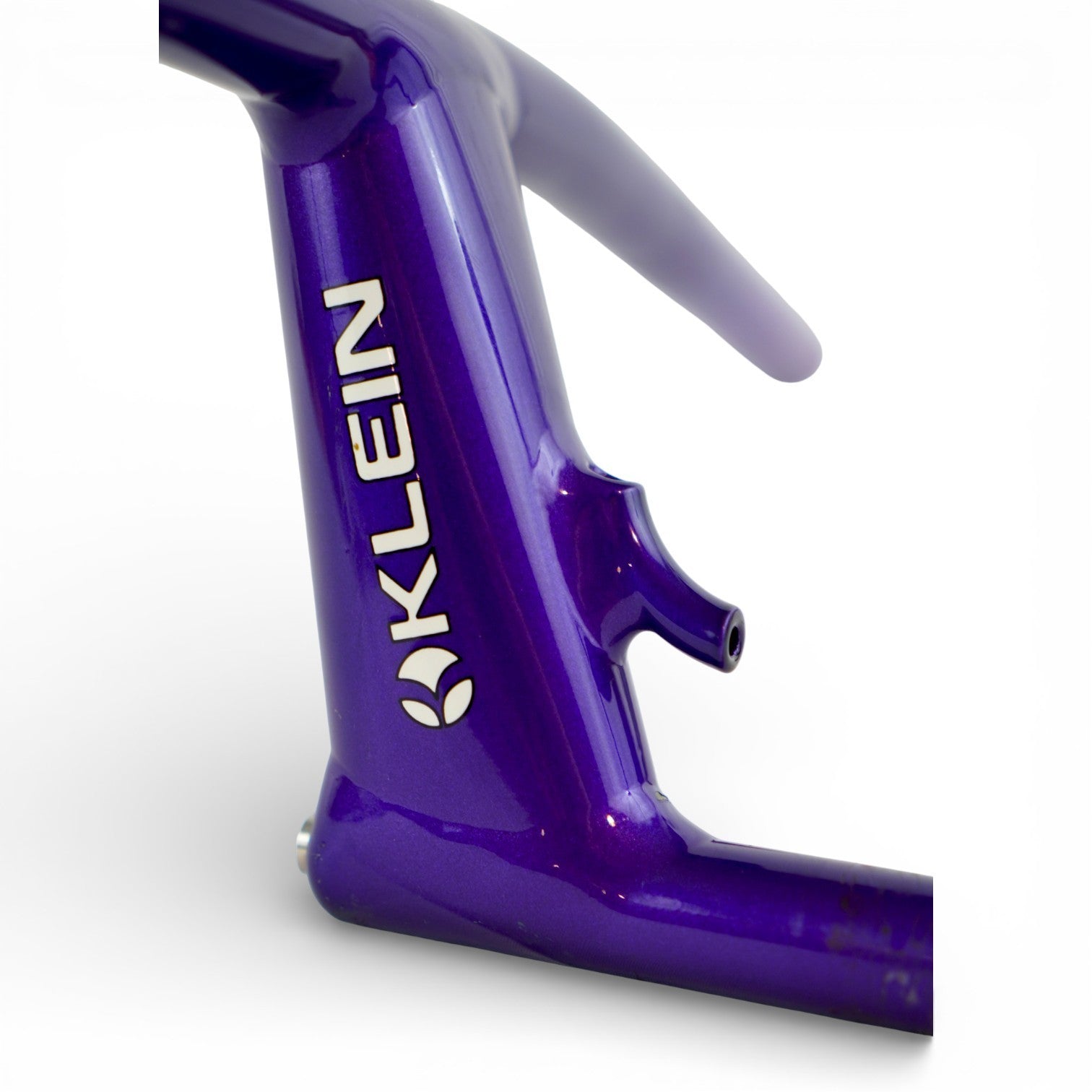 Klein Mission Control Quill Stem Handlebar Purple 1" Threaded Mountain Bike