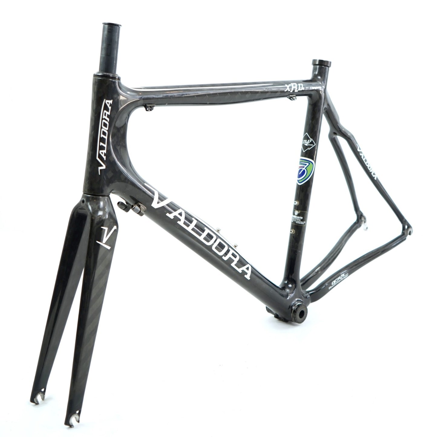 Valdora XRD Road Bike Frameset 56cm Black Carbon English Threaded BB Rim Brake