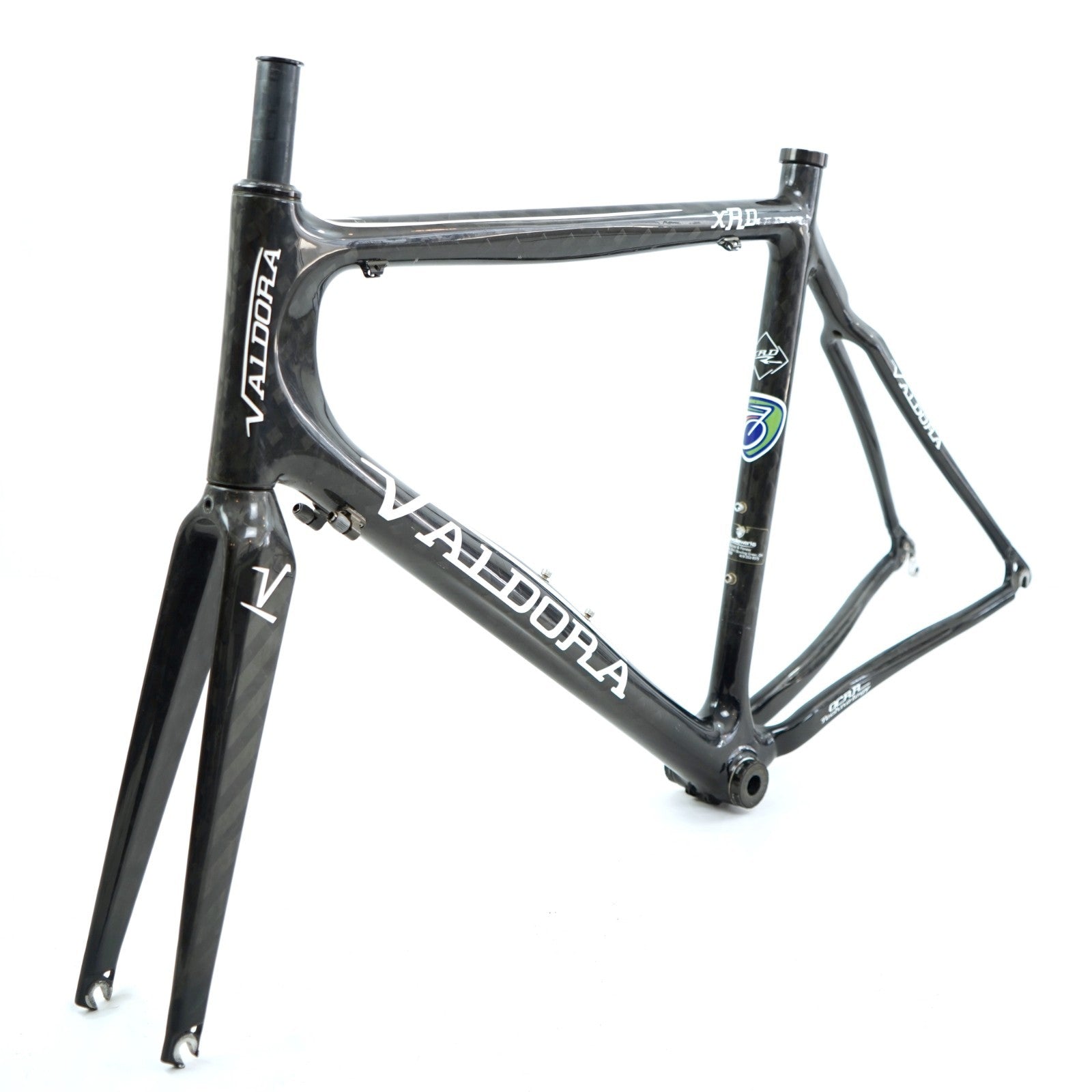 Valdora XRD Road Bike Frameset 56cm Black Carbon English Threaded BB Rim Brake