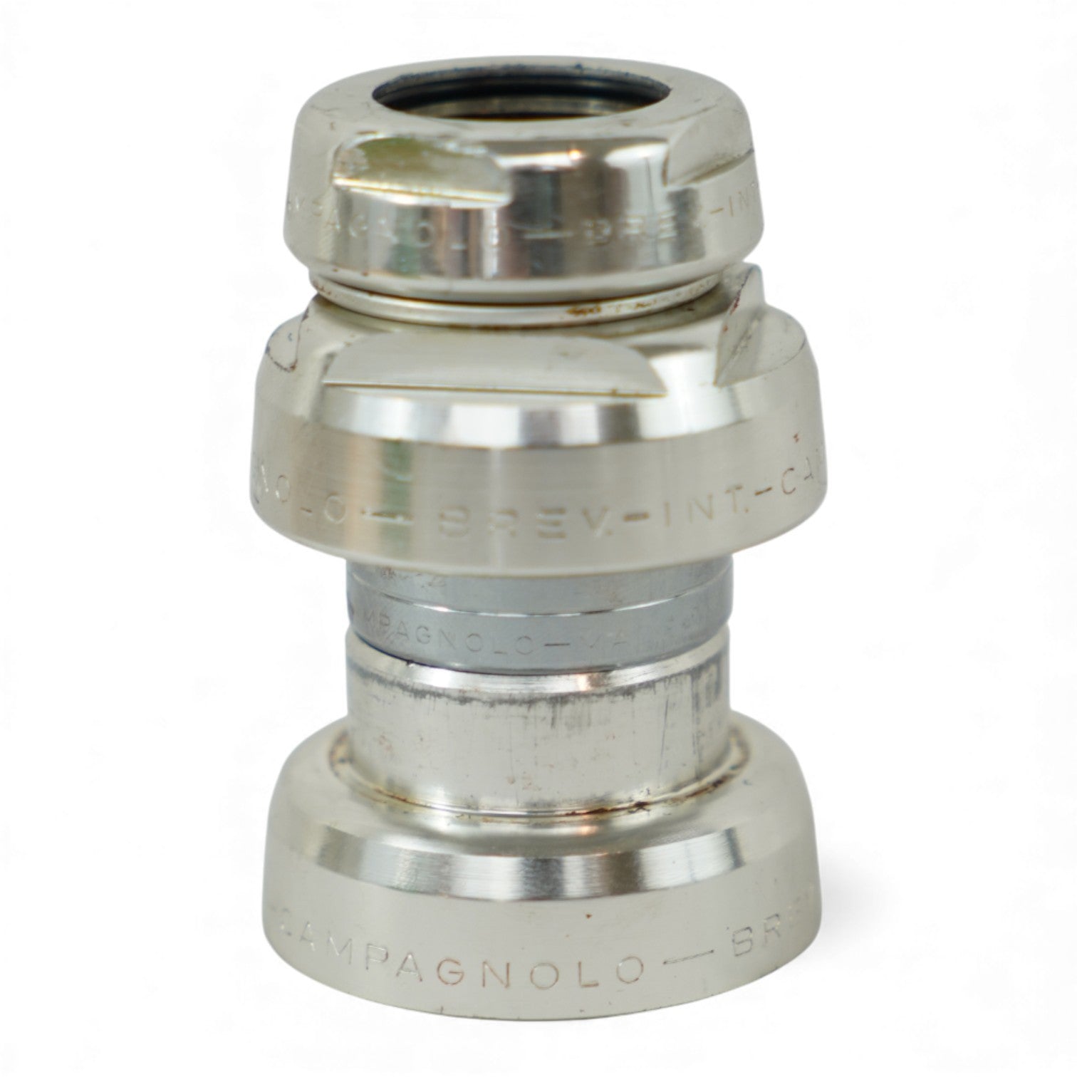 Campagnolo Contax 1” Threaded Headset Silver Vintage Road Bike Part
