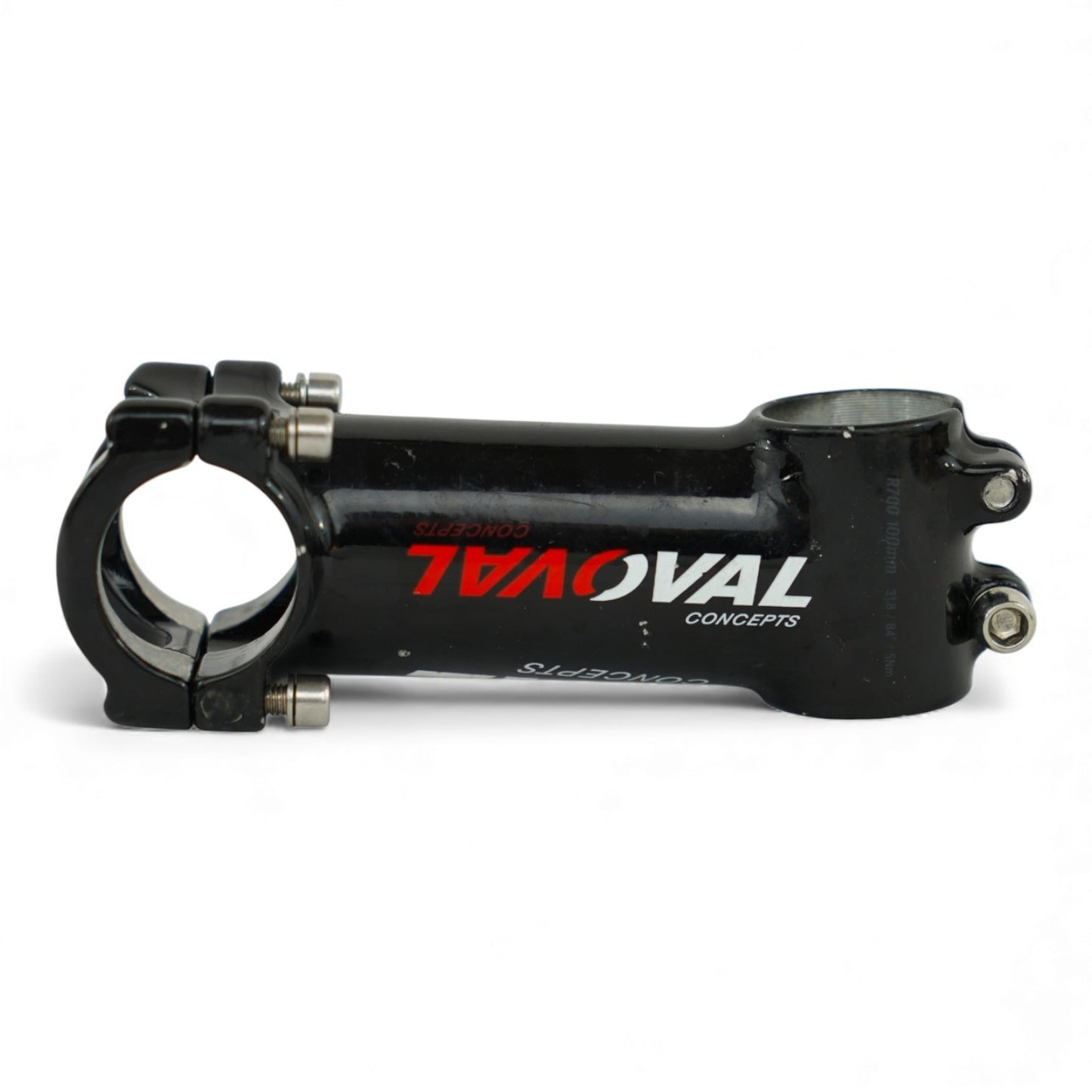 Oval Concepts Stem Black 100mm Length 31.8mm Clamp Road Cycling Part