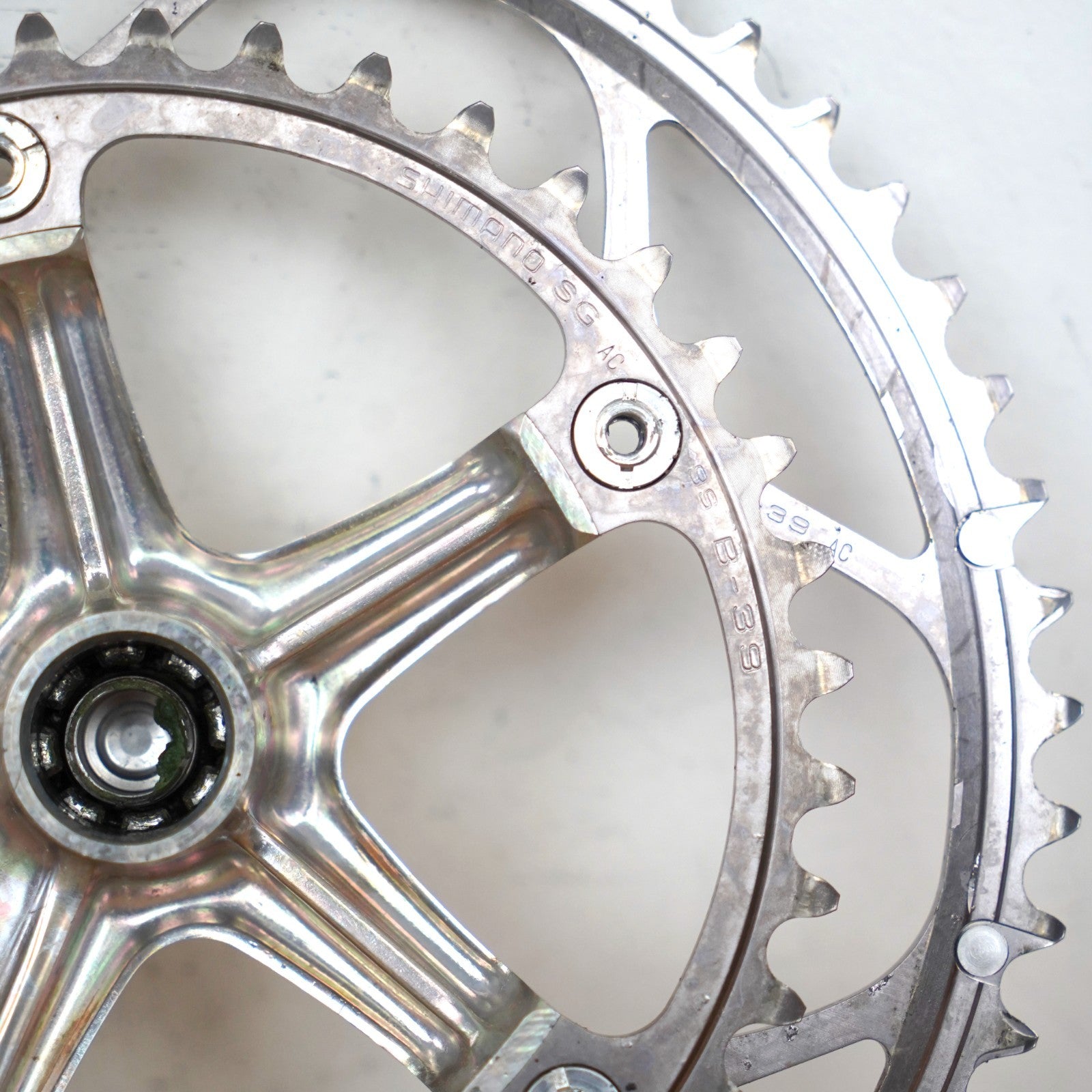 Shimano Dura-Ace FC-7701/7709 Crankset 53/39T 175mm Length Road Bike Part