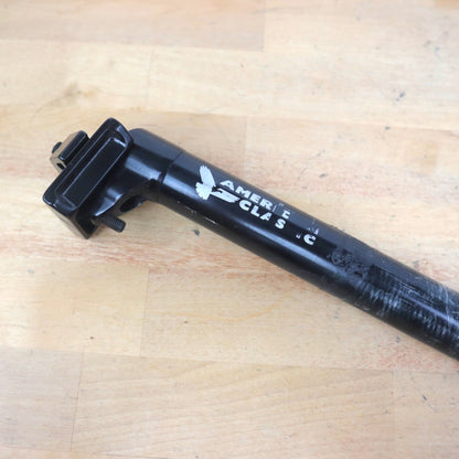 American Classic Vintage Seatpost 27.2mm 350mm Length Black Road Bike