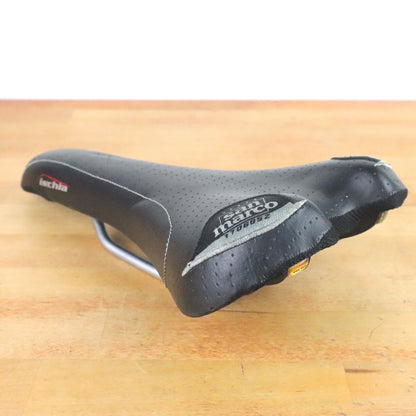 Selle San Marco Isthia Island Saddle 144mm w Carbon Steel Rails Black