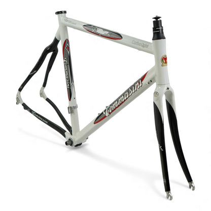 Tommasini Carbo Light 57cm Carbon/Aluminum Frameset Rim Brake with Threaded BB