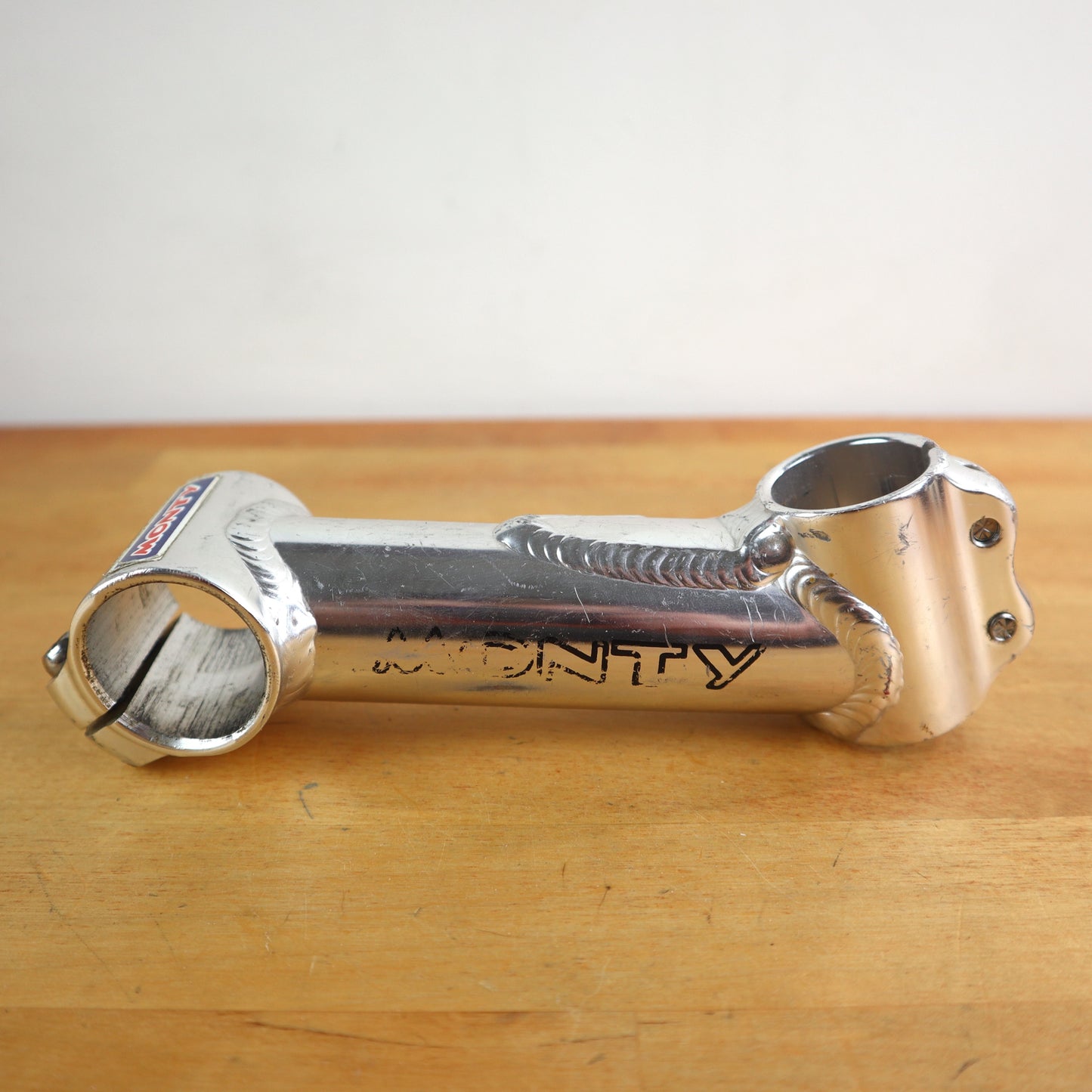 Vintage Monty 130mm 35mm Clamp Bike Stem