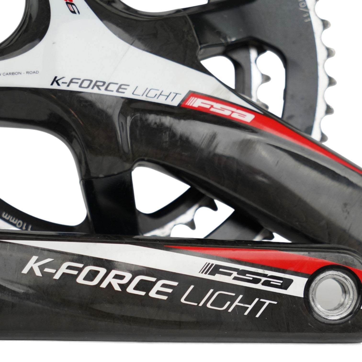 FSA K-Force Light BB386 Evo Crankset 175mm 53/39T 110BCD Hollow Carbon Road