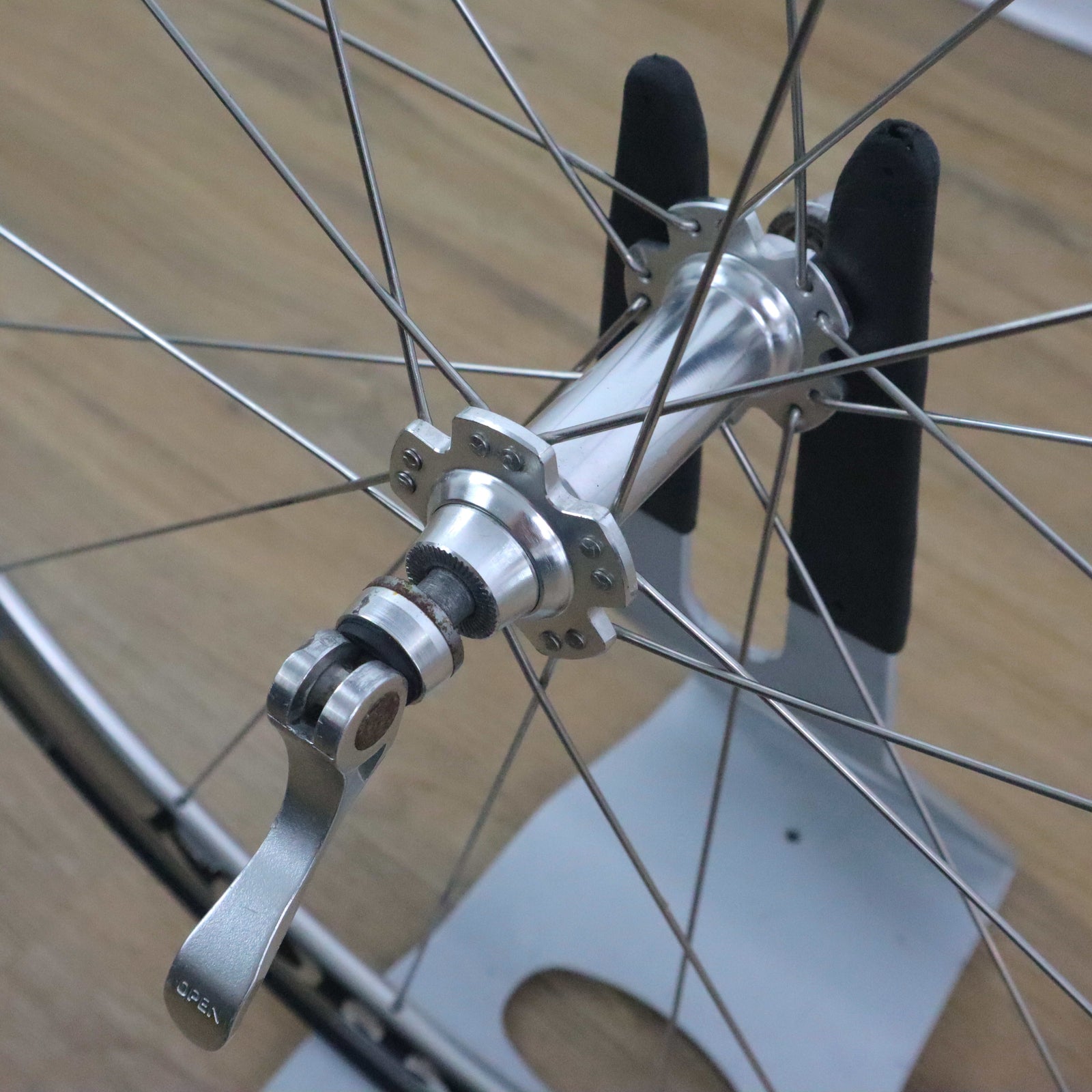 Neuvation R 28 SL2 Rim Brake Road Bike Front Wheel W/ Extras