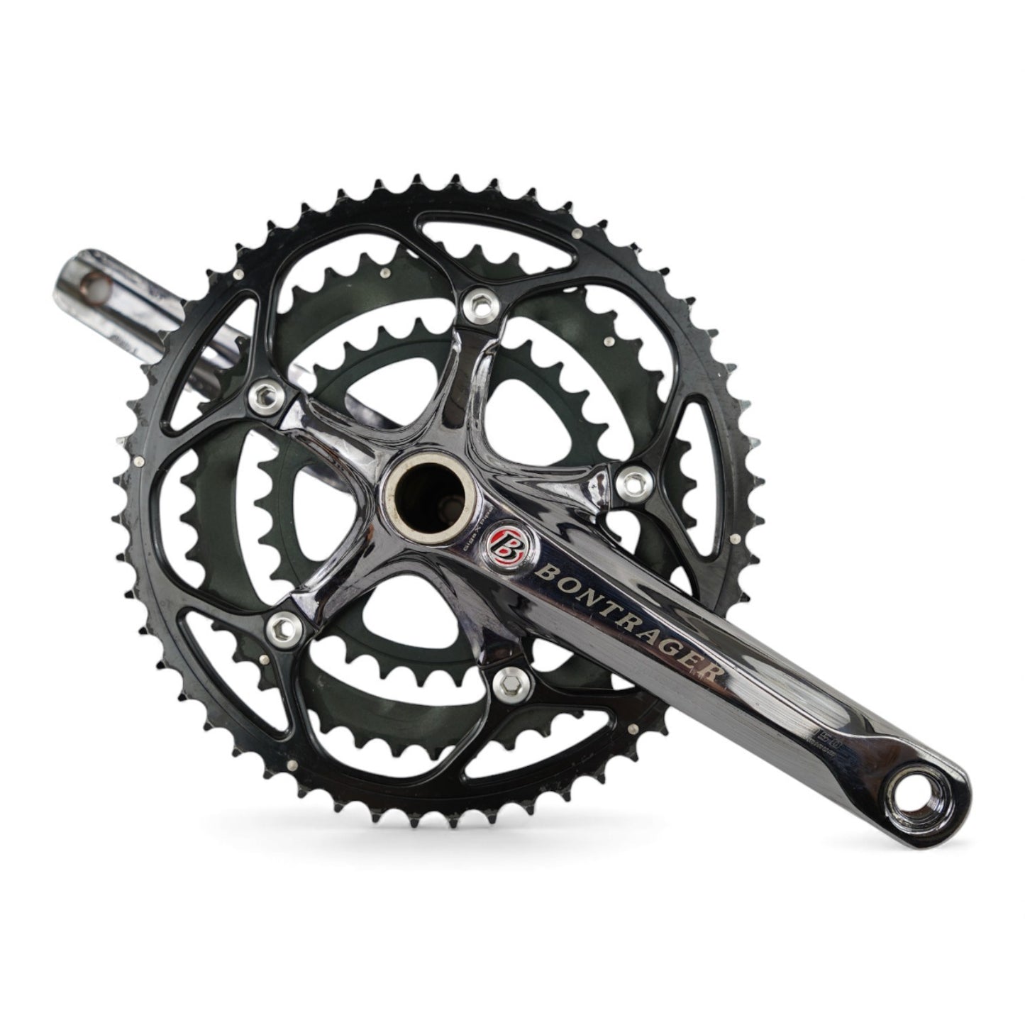 Bontrager Giga X Pipe Triple Crankset 52/42/30T 175mm Crank Arms 7050 Aluminum