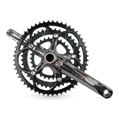 Bontrager Giga X Pipe Triple Crankset 52/42/30T 175mm Crank Arms 7050 Aluminum