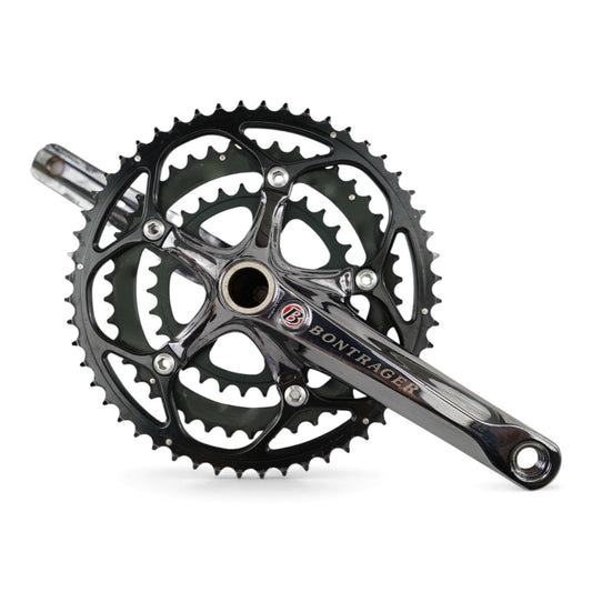 Bontrager Giga X Pipe Triple Crankset 52/42/30T 175mm Crank Arms 7050 Aluminum