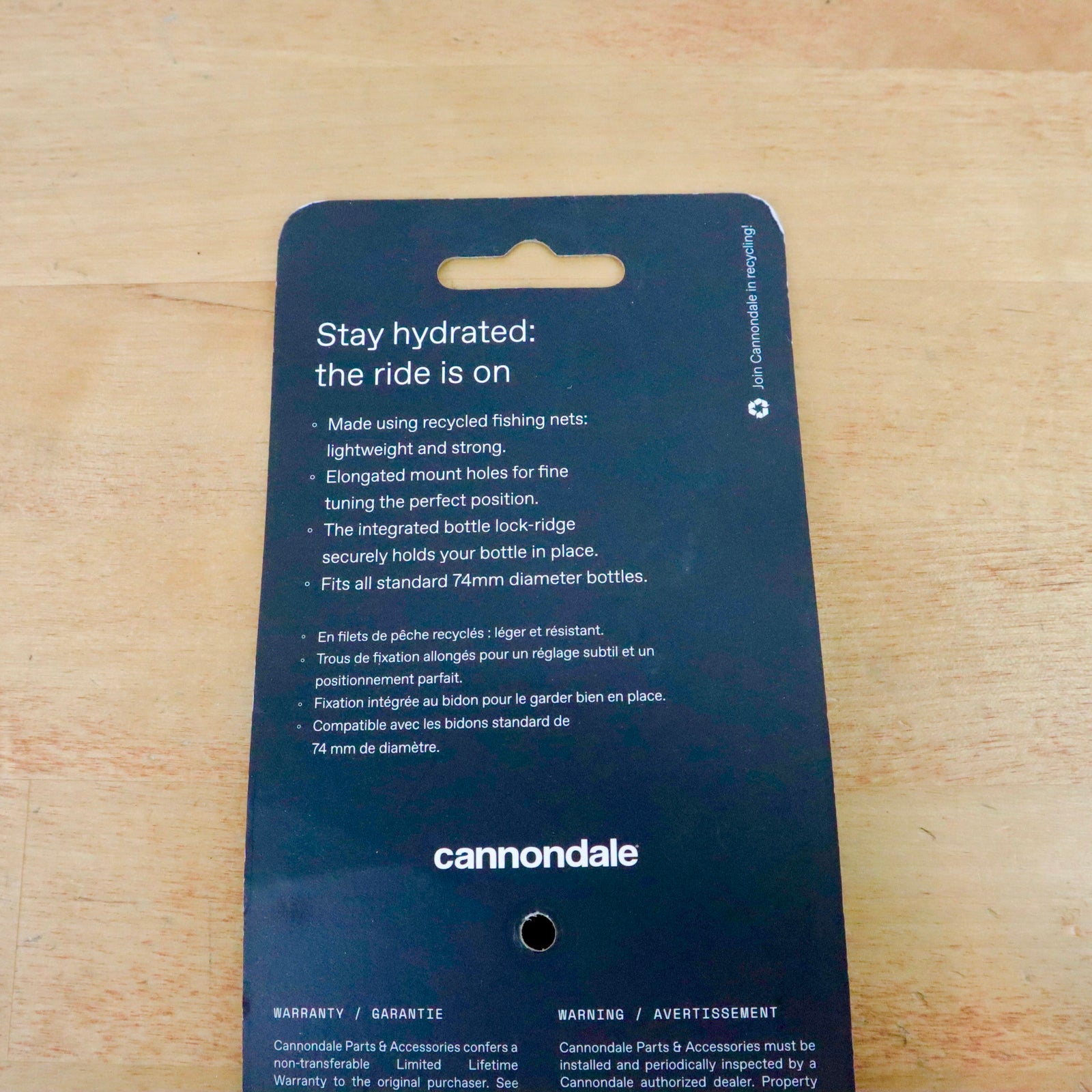 CANNONDALE RE-GRIP Bottle Cage Black