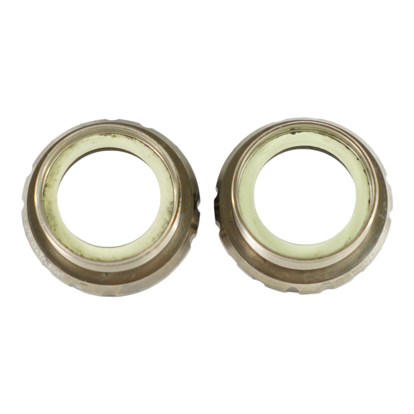 1.37x24 TPI Bottom Bracket Cups Only Road Bikes Parts (Set of 2)