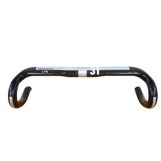 3T Ergonova LTD Handlebar Black Carbon 42cm Width 31.8mm Clamp Road Bike