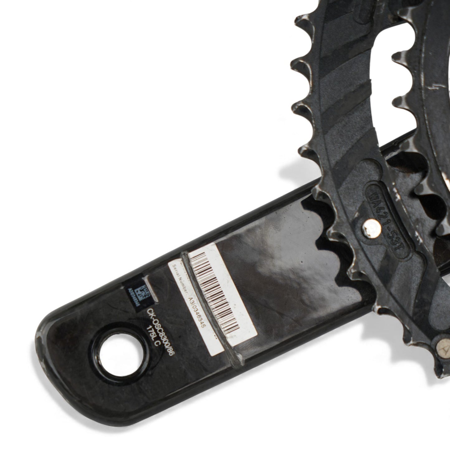 FSA K-Force Light BB386 Evo Crankset 175mm 53/39T 110BCD Hollow Carbon Road