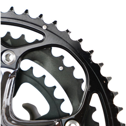 Bontrager Giga X Pipe Triple Crankset 52/42/30T 175mm Crank Arms 7050 Aluminum