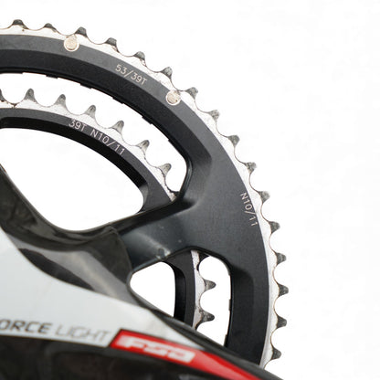 FSA K-Force Light BB386 Evo Crankset 175mm 53/39T 110BCD Hollow Carbon Road