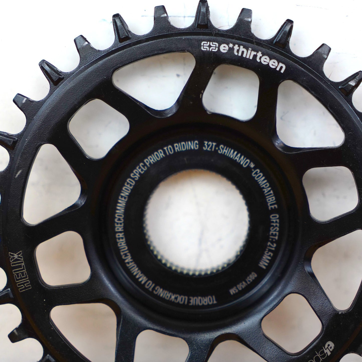 E*Thirteen Helix eSpec Chainring 32T 21.5mm Direct Mount Shimano Compatible