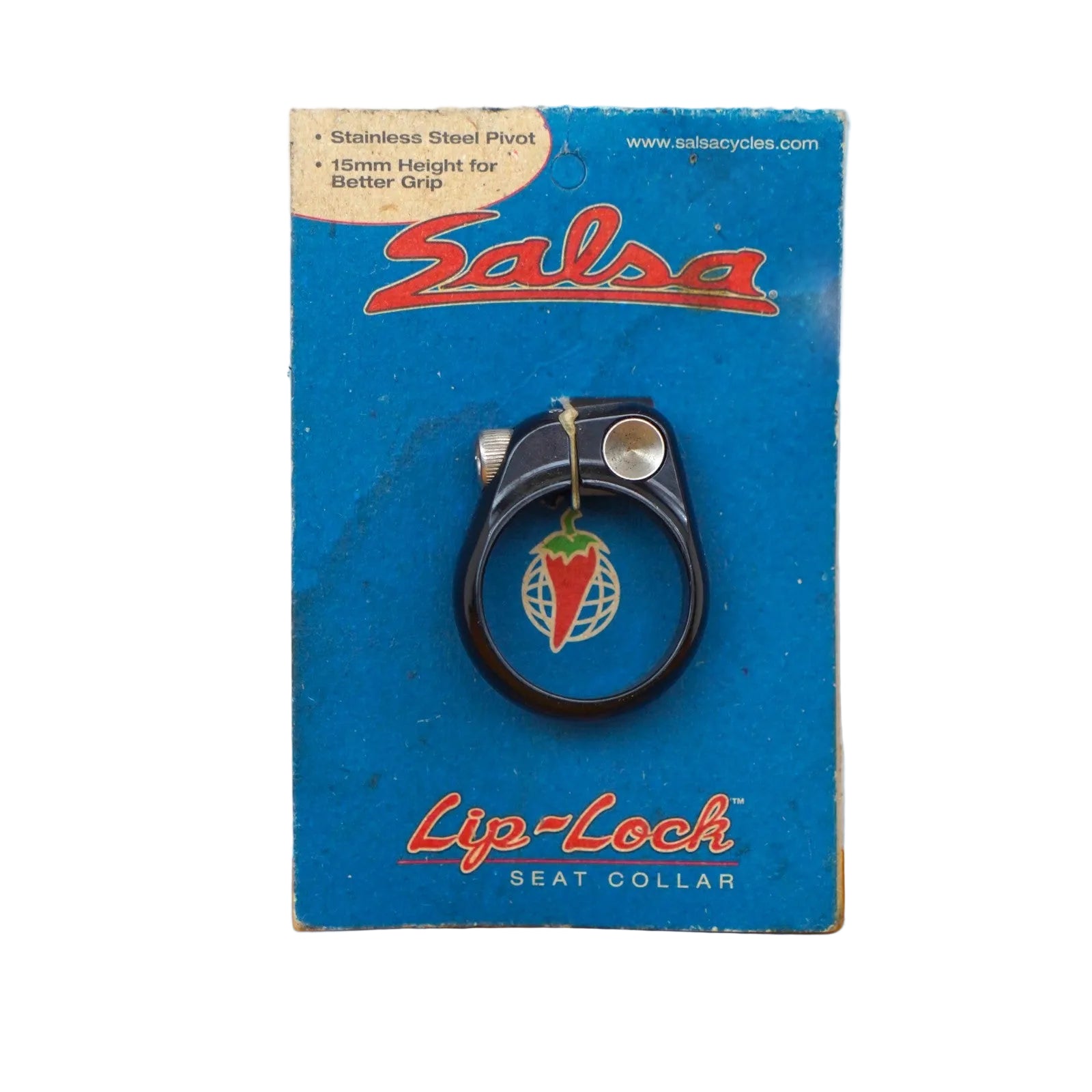 Salsa Lip-Lock Seat Clamp Black 35mm 15mm Height Stainless Steel Pivot