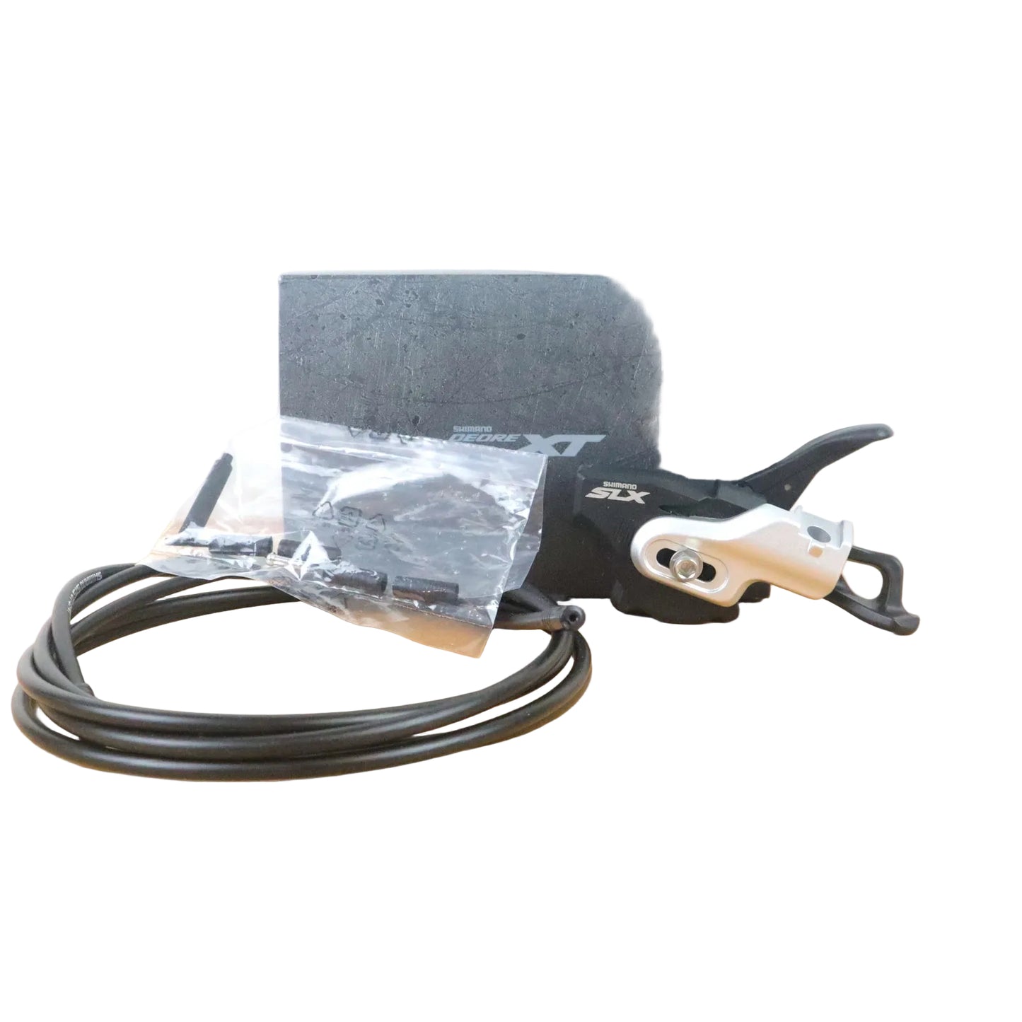 Shimano Deore XT SL-M8100-L 2X Left Trigger Shifter (Missing Barrel Adjuster)