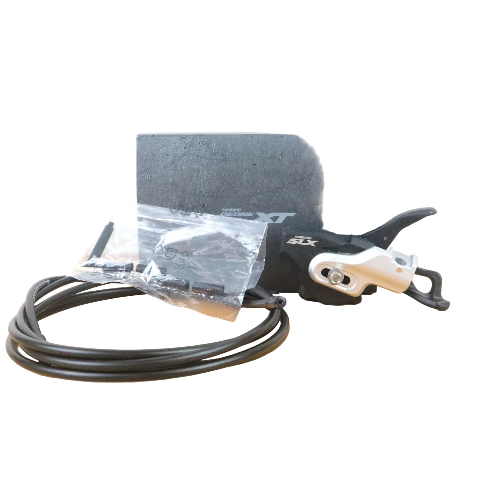 Shimano Deore XT SL-M8100-L 2X Left Trigger Shifter (Missing Barrel Adjuster)