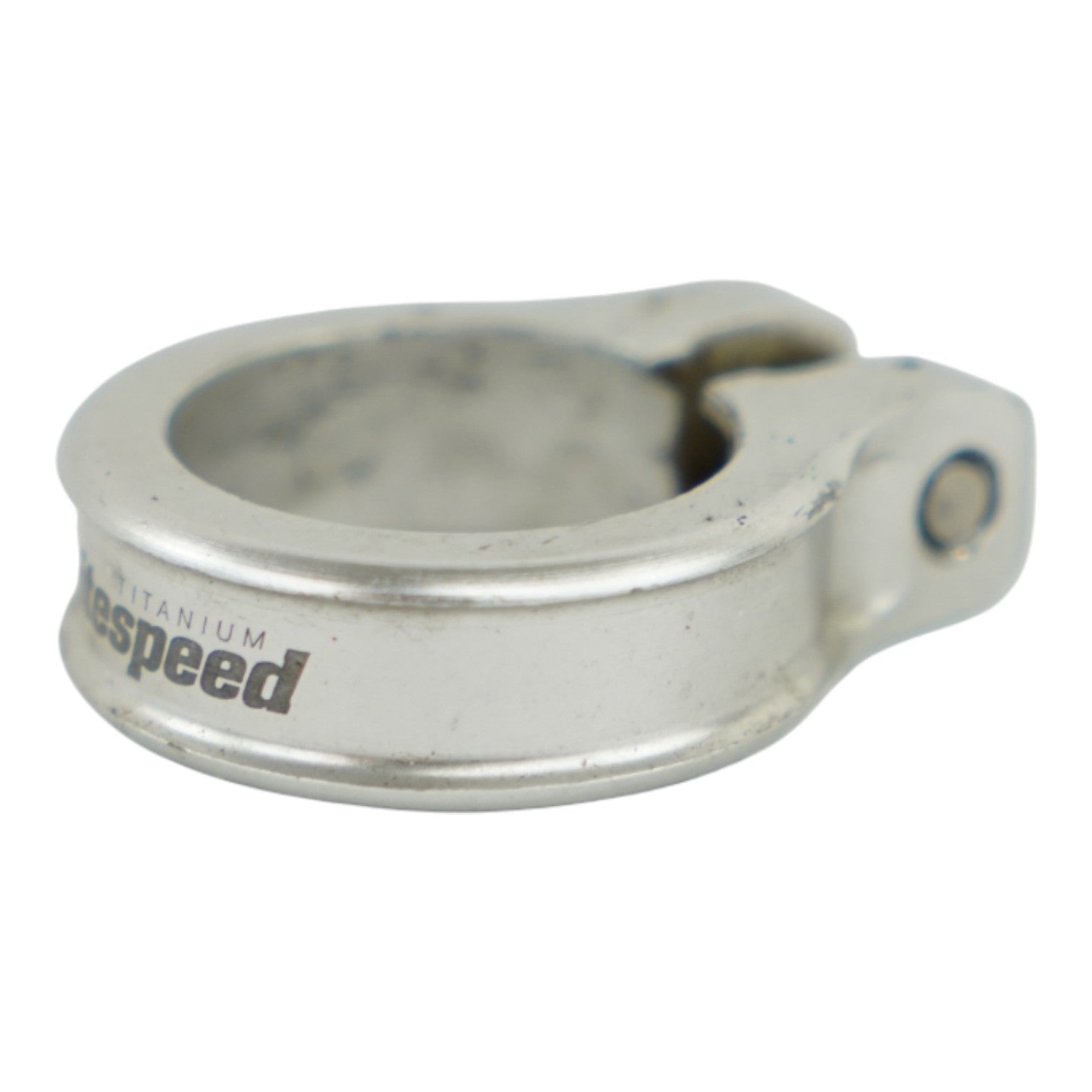 Litespeed Titanium Seatpost Clamp Silver 31.6mm Road Bike Part