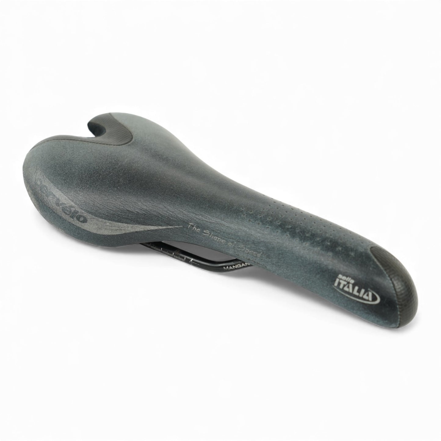 Selle Italia Cervelo Branded Saddle Leather Manganese Rails Triathlon Bike Seat