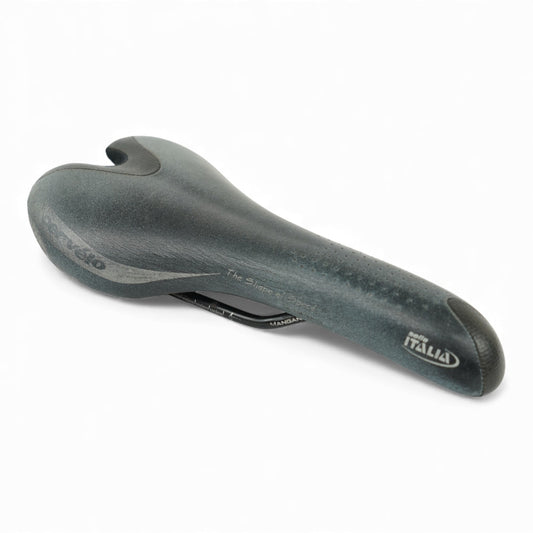 Selle Italia Cervelo Branded Saddle Leather Manganese Rails Triathlon Bike Seat