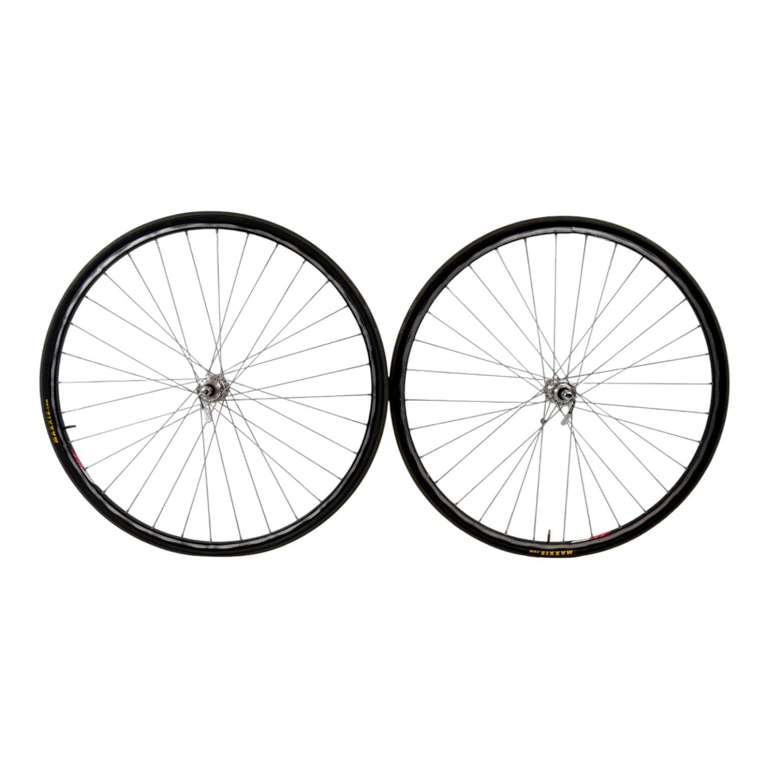 Campagnolo Omicron 6061 700c Rim Brake Clincher Wheelset Stand QR Axle Road Bike