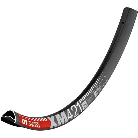 DT Swiss XM 421 27.5" Tubeless Disc Rim 32h w/ Squorx Nipples Rim Washers